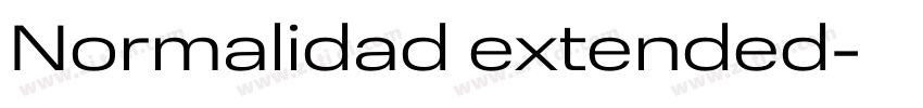Normalidad extended字体转换 Normalidad extended字体转换